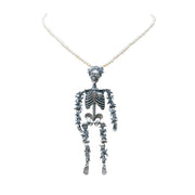Collar Baila Catrina Perla, joya de plata .925 – Gabriela Sánchez