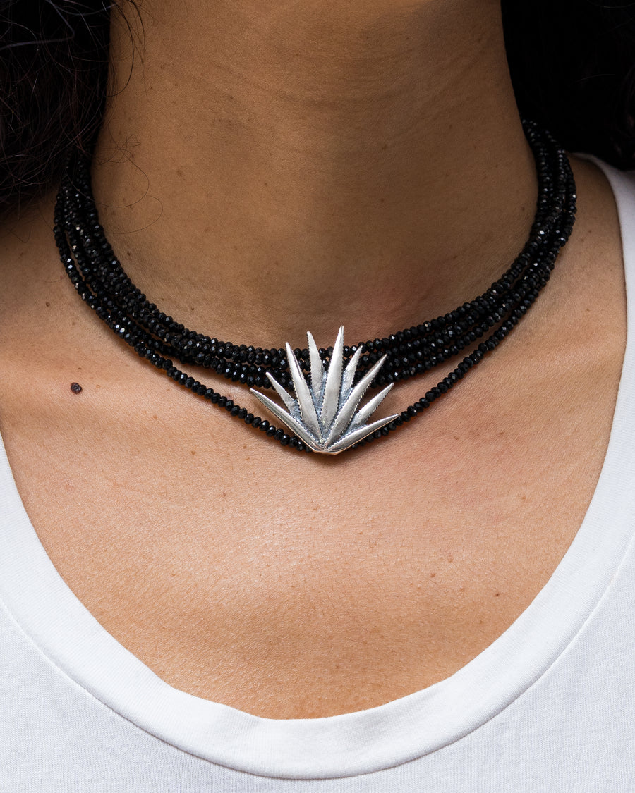 Choker Agave Spinel, joya de plata .925 – Gabriela Sánchez (vista 2)