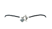 Collar Guardián Emplumado, joya de plata .925, con espinela – Gabriela Sánchez (vista 2)