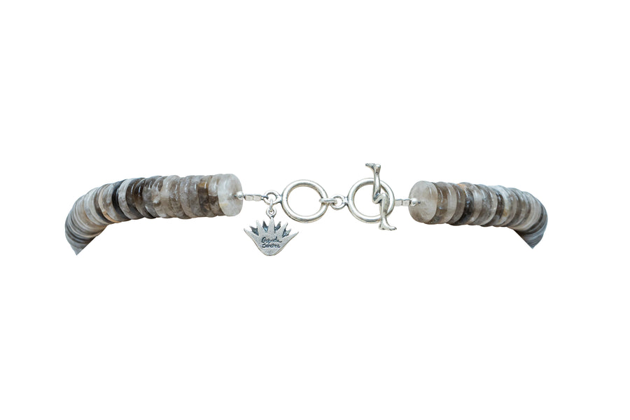 Collar El Paso del Tiempo, joya de plata .925, con ágata – Gabriela Sánchez (vista 4)