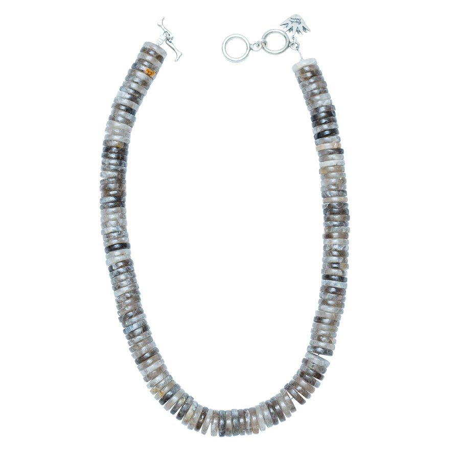 Collar El Paso del Tiempo, joya de plata .925, con ágata – Gabriela Sánchez (vista 2)