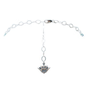 Collar Luces de Corazón, joya de plata .925, con cristal Swarovski – Gabriela Sánchez (vista 3)