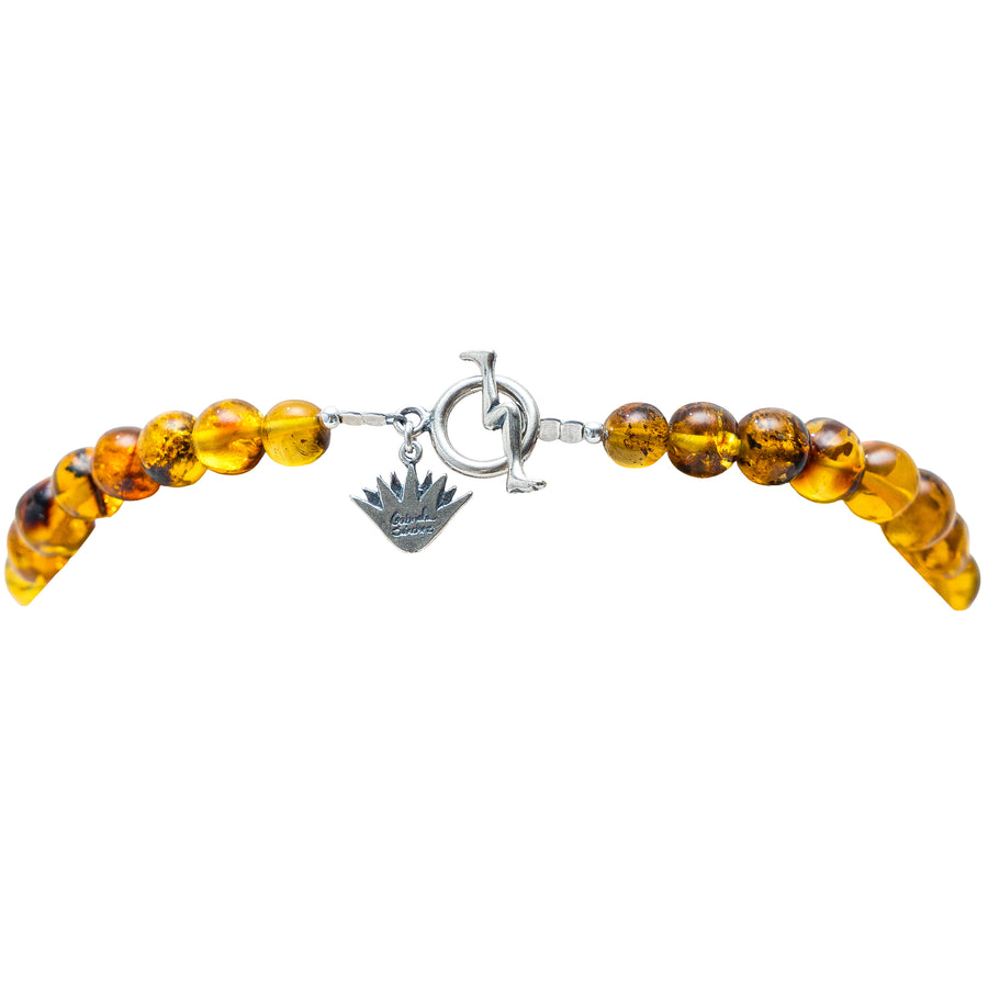 Collar Libélula de Ámbar, joya de plata .925 – Gabriela Sánchez (vista 5)