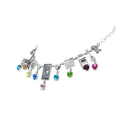 Collar Fiesta Multicolor, joya de plata .925, con cristal Swarovski – Gabriela Sánchez (vista 7)