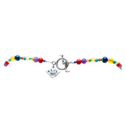 Collar Fiesta con piñatas, joya de plata .925, con lapislázuli y coral – Gabriela Sánchez (vista 3)