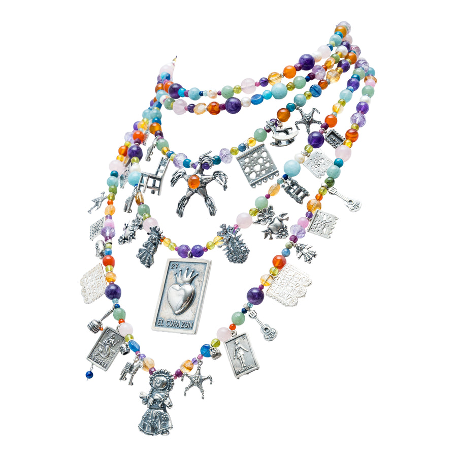 Collar Colores de Feria Decembrina, joya de plata .925 – Gabriela Sánchez (vista 5)