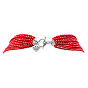 Collar Corazón de Coral, joya de plata .925 – Gabriela Sánchez (vista 7)