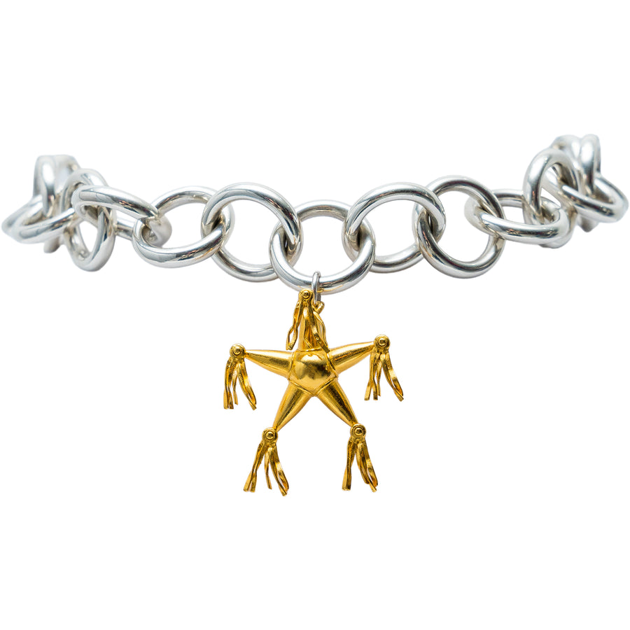 Collar Piñata de Oro, joya de plata .925 – Gabriela Sánchez