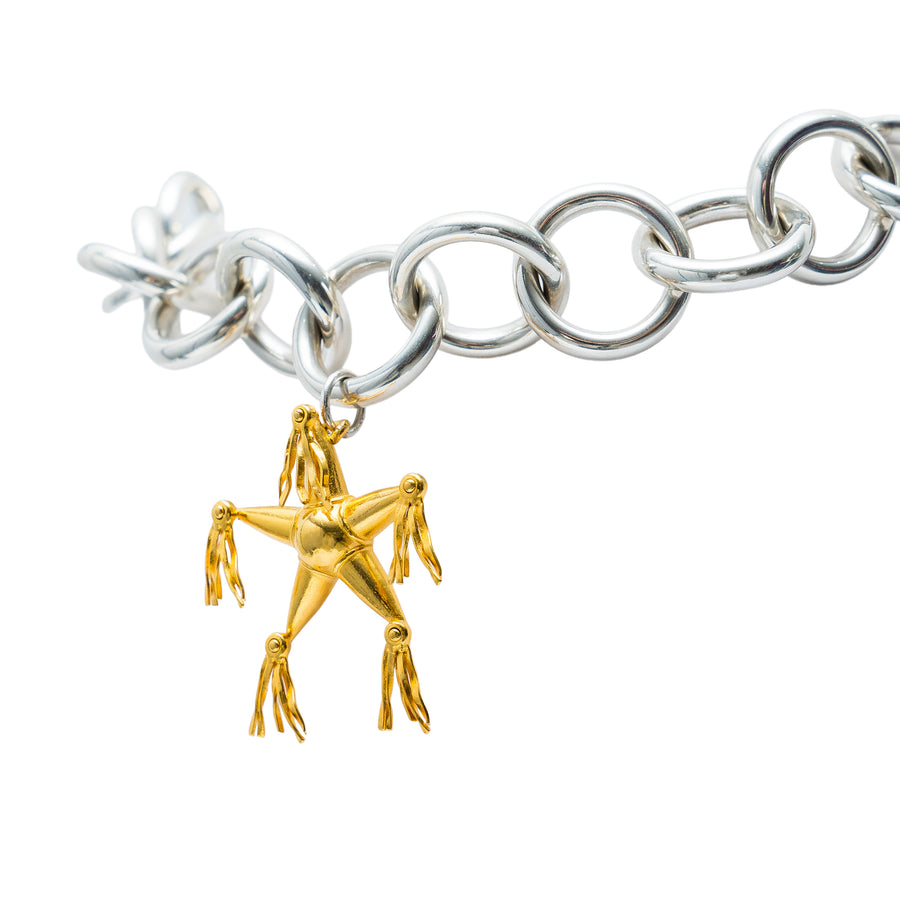Collar Piñata de Oro, joya de plata .925 – Gabriela Sánchez (vista 7)
