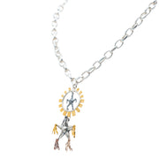 Collar Alegría Dorada, joya de plata .925 – Gabriela Sánchez (vista 4)