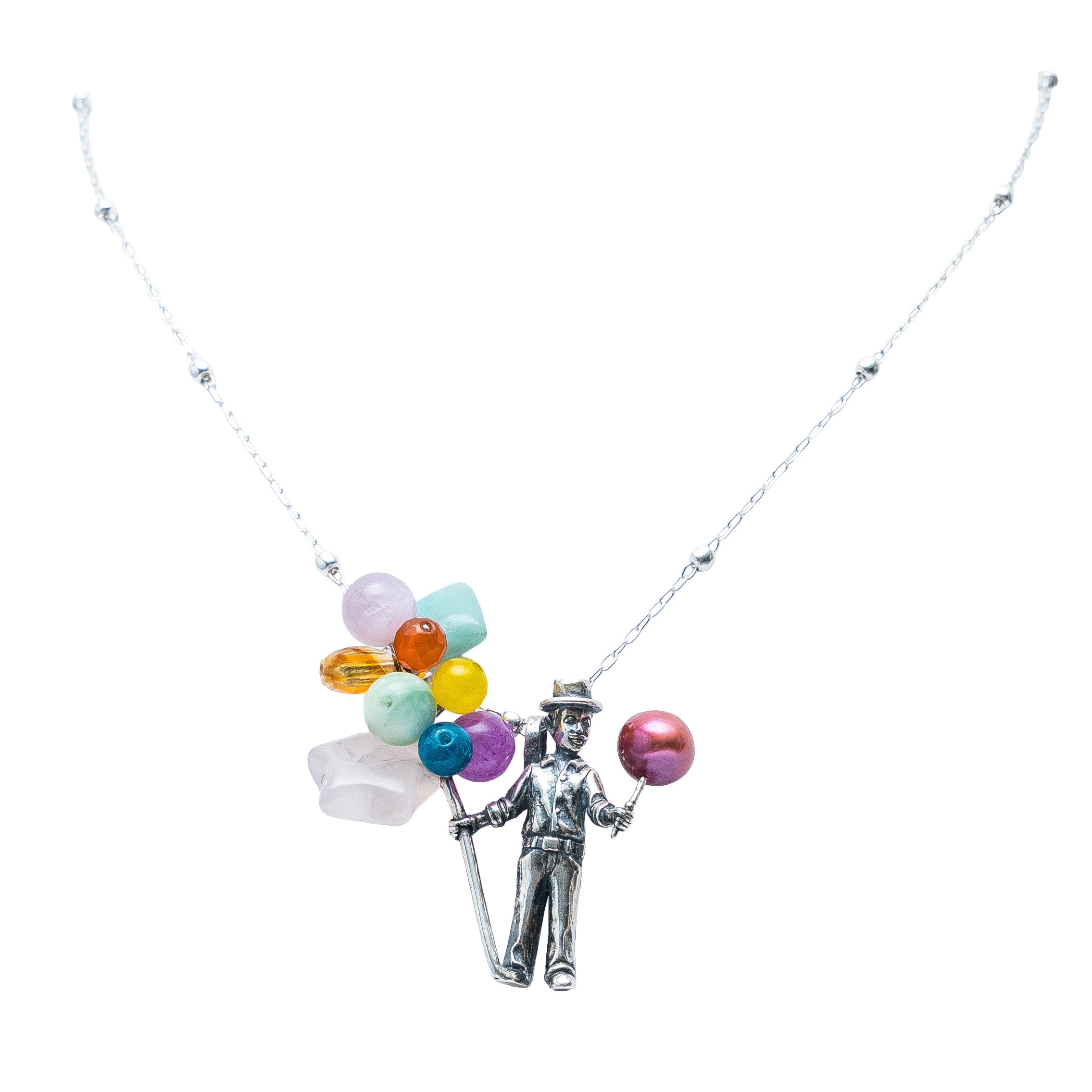 Dije Caminante de Colores, joya de plata .925 – Gabriela Sánchez
