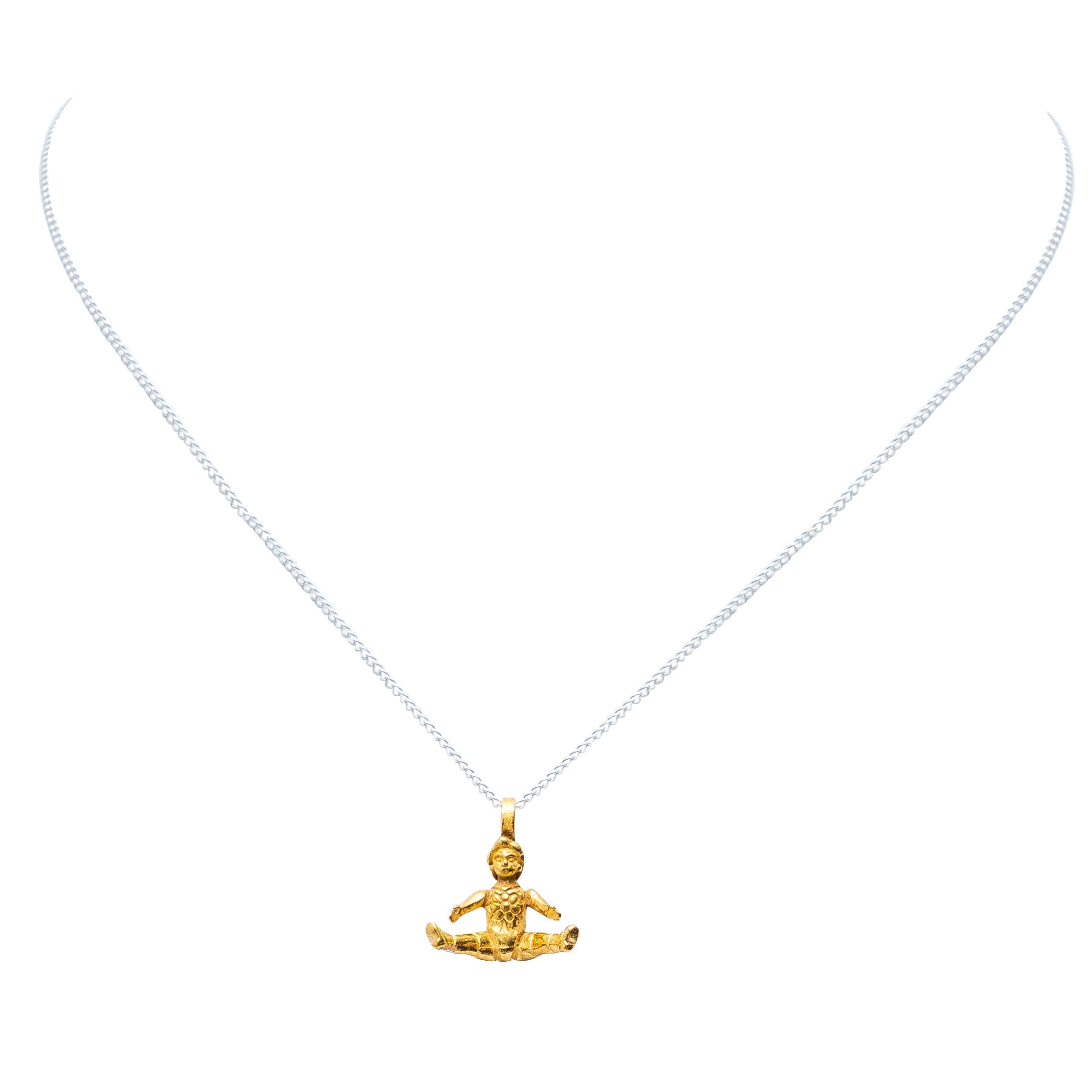 Dije Pequeño milagro Dorado, joya de plata .925 – Gabriela Sánchez