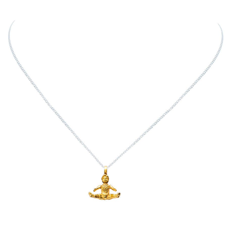 Dije Pequeño milagro Dorado, joya de plata .925 – Gabriela Sánchez