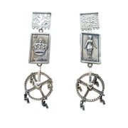 Aretes Juego de Destino, joya de plata .925 – Gabriela Sánchez