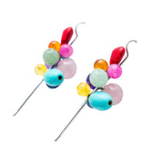 Aretes Globos de fiesta, joya de plata .925 – Gabriela Sánchez (vista 2)