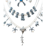 Collar Juegos de Vainilla, joya de plata .925, con perla – Gabriela Sánchez (vista 4)