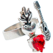 Anillo Serenata Apasionada, joya de plata .925, con cristal Swarovski – Gabriela Sánchez (vista 3)