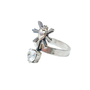 Anillo de luz, joya de plata .925, con cristal Swarovski – Gabriela Sánchez (vista 3)