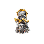 Anillo Muñeca de Oro, joya de plata .925 – Gabriela Sánchez