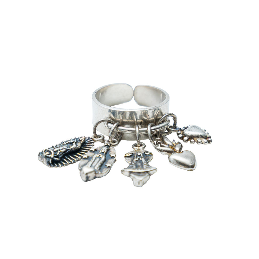 Anillo Sagrado Corazón, joya de plata .925 – Gabriela Sánchez (vista 3)