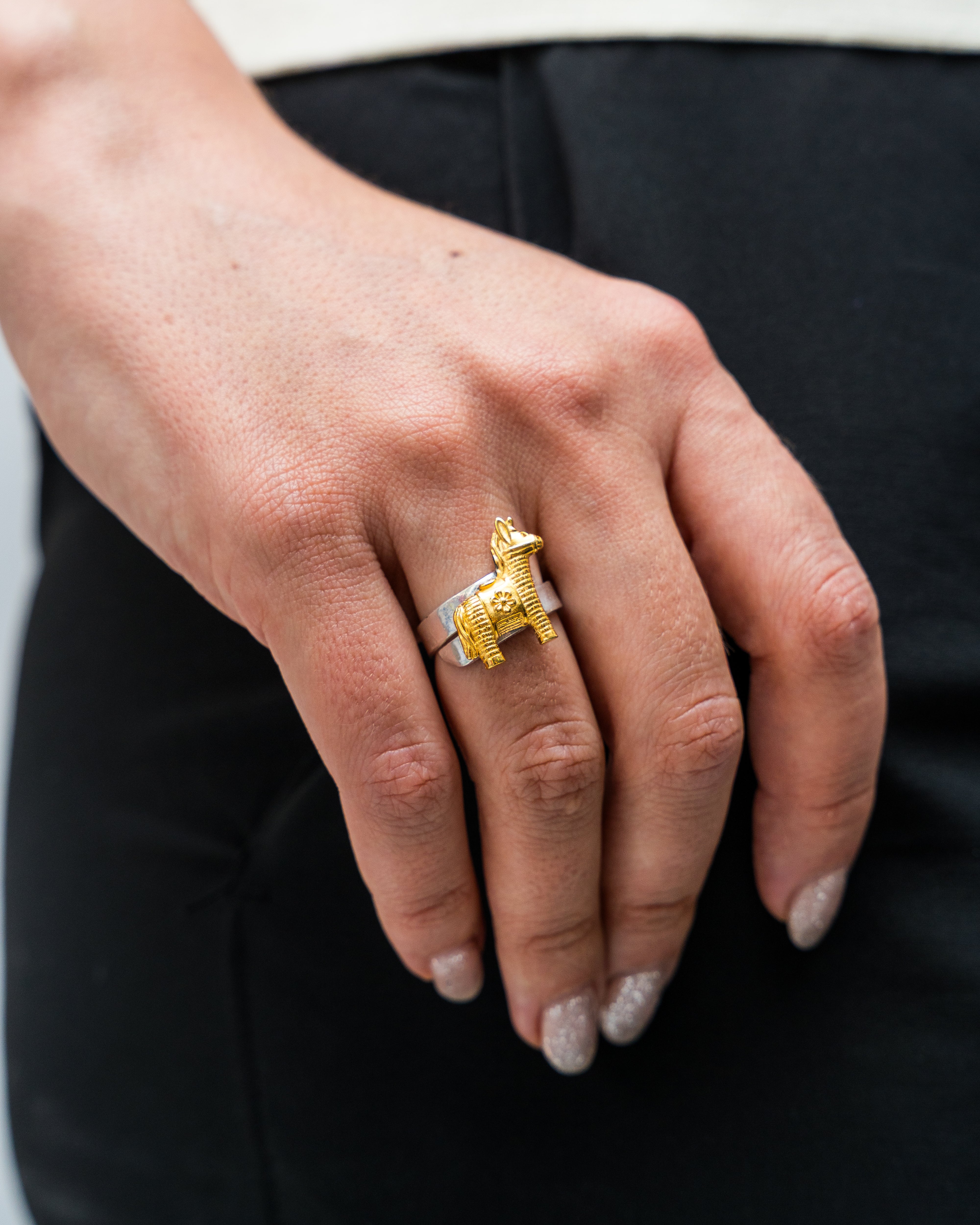Anillo Mi Burrito Sabanero, joya de plata .925 – Gabriela Sánchez