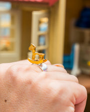 Anillo Caballito de Oro, joya de plata .925 – Gabriela Sánchez (vista 2)