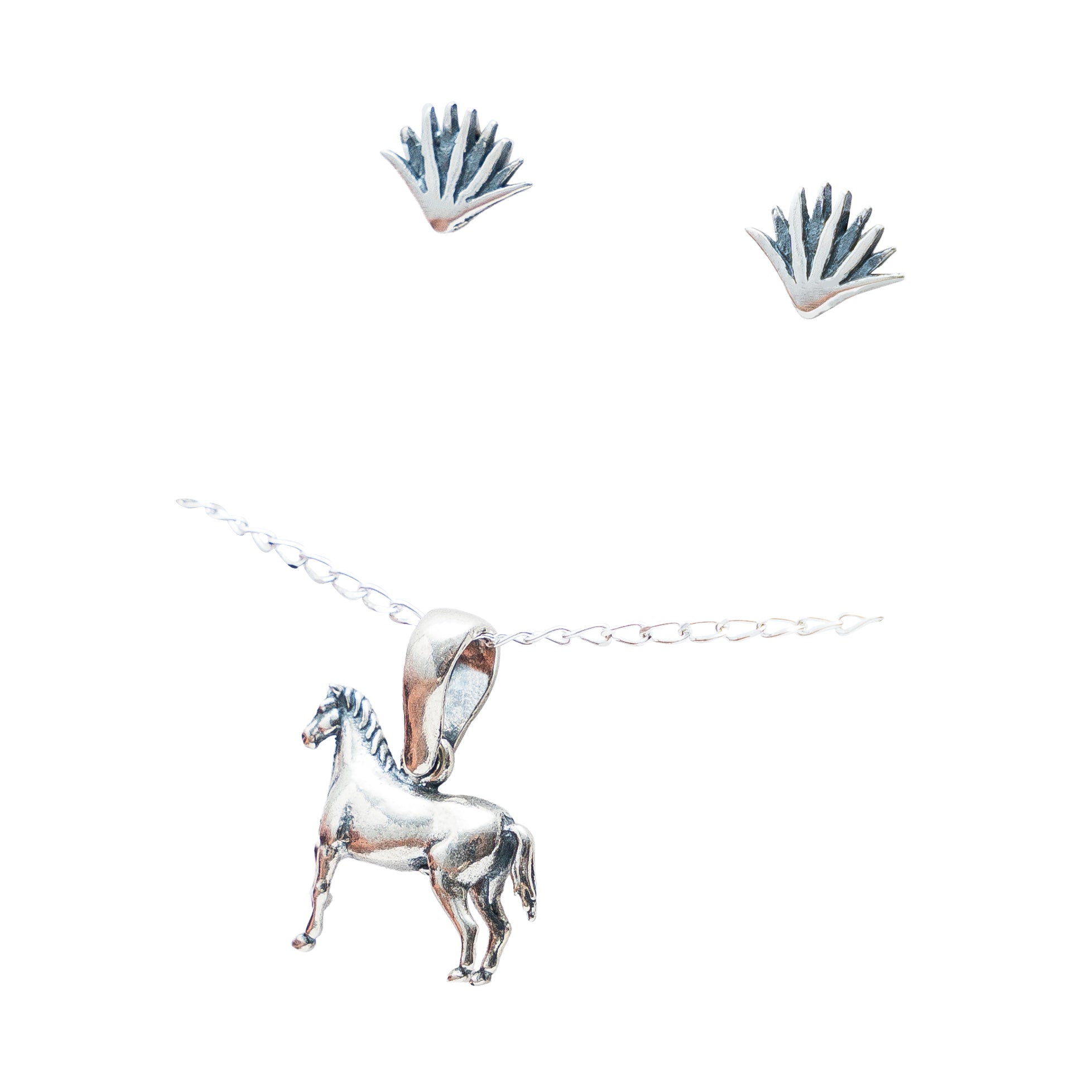 Set Caballito entre Agaves, joya de plata .925 – Gabriela Sánchez