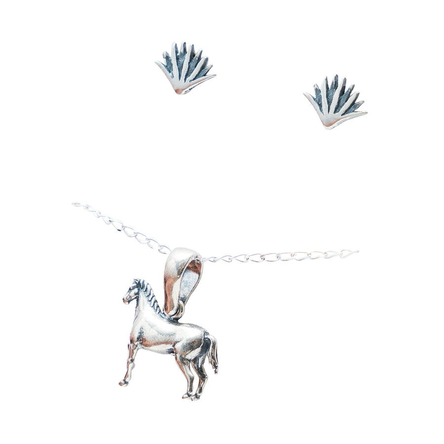 Set Caballito entre Agaves, joya de plata .925 – Gabriela Sánchez