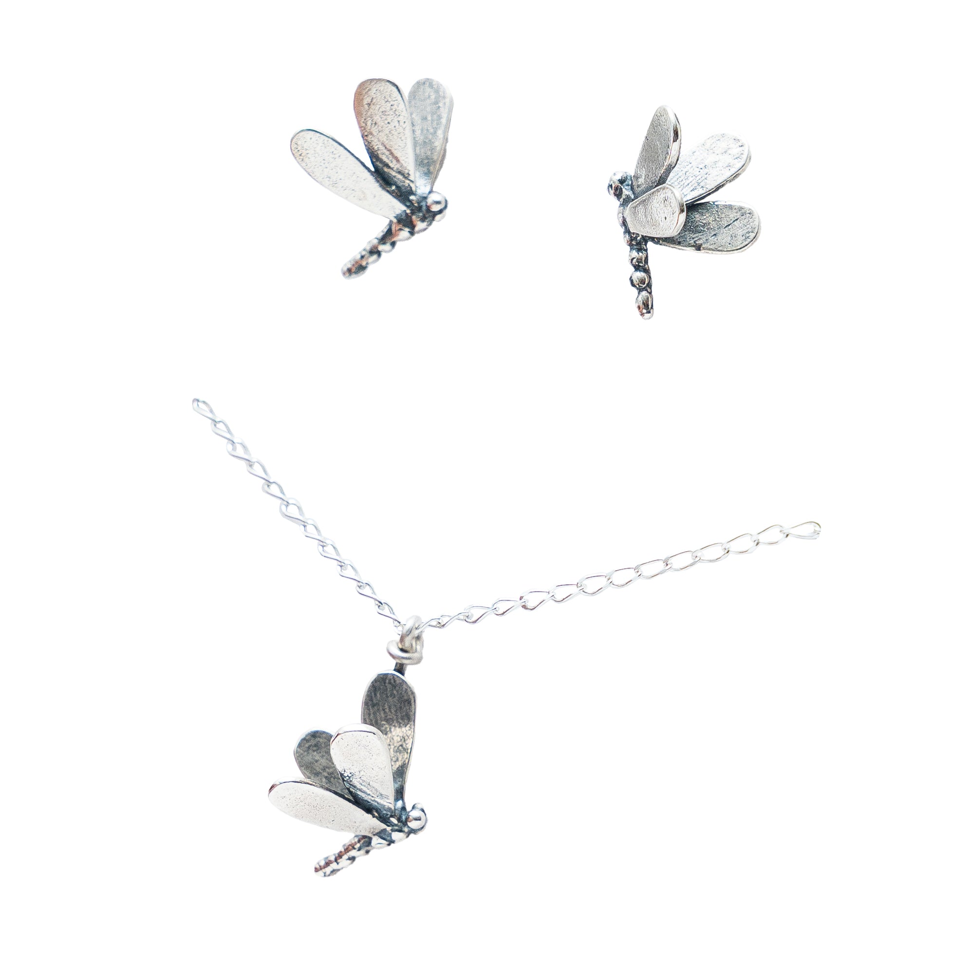 Set Danza de Libélula, joya de plata .925 – Gabriela Sánchez (vista 2)