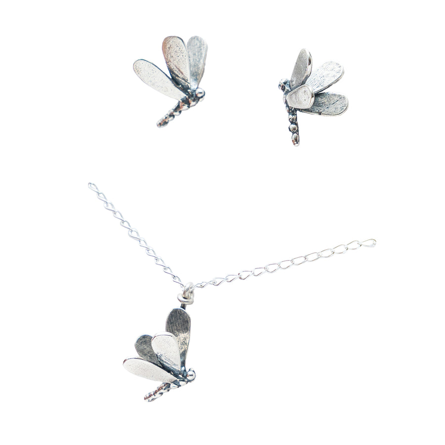 Set Danza de Libélula, joya de plata .925 – Gabriela Sánchez (vista 2)