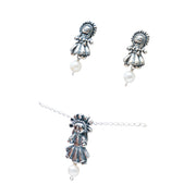 Set muñequitas perla, joya de plata .925 – Gabriela Sánchez (vista 2)