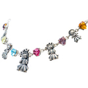 Gargantilla Arcoíris de Muñeca, joya de plata .925, con cristal Swarovski – Gabriela Sánchez (vista 5)