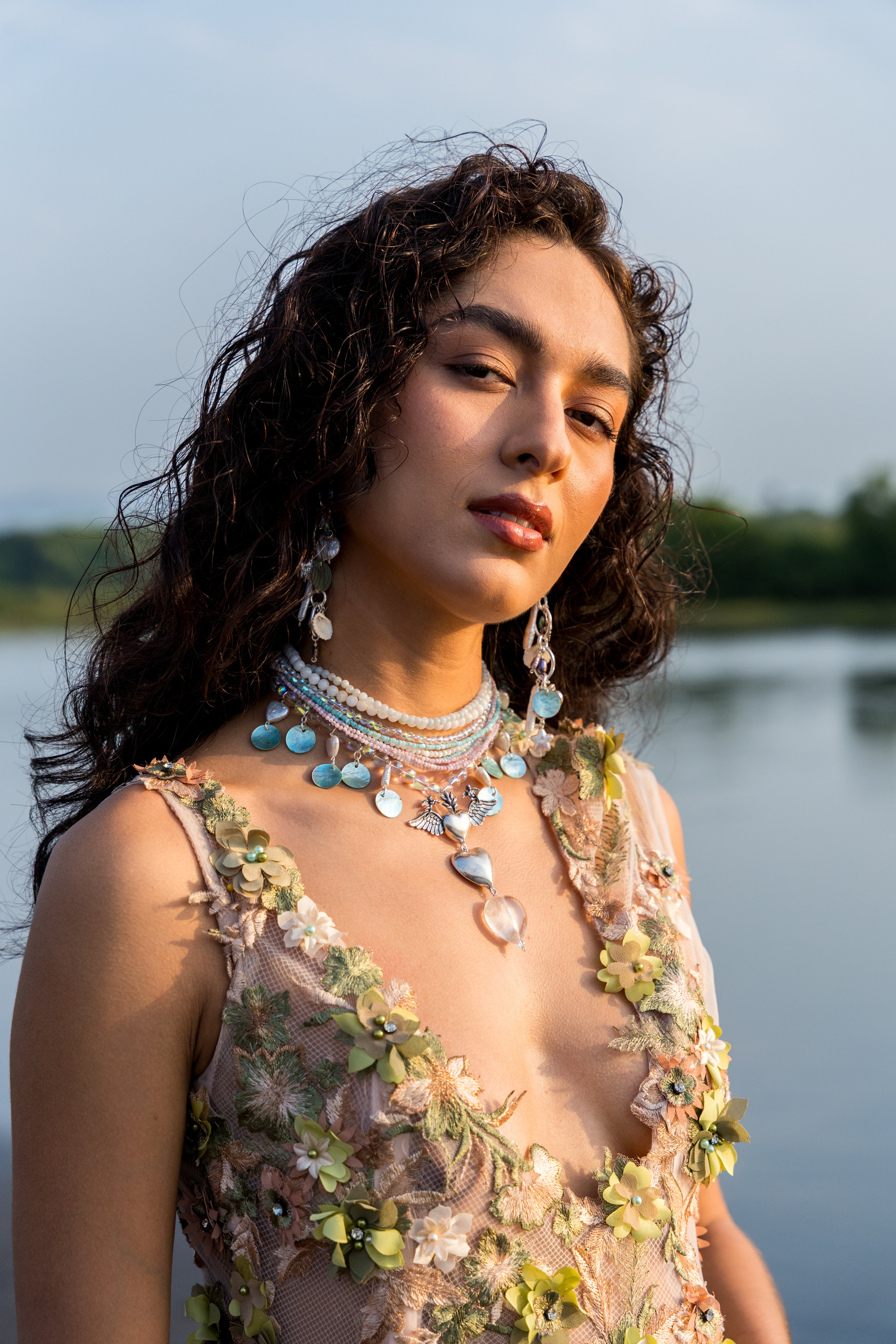 Collar Ibiza, joya de plata .925, con cuarzo – Gabriela Sánchez