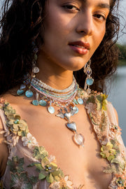 Collar Ibiza, joya de plata .925, con cuarzo – Gabriela Sánchez (vista 5)