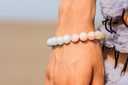 Pulsera Mahahual, joya de plata .925, con calcedonia – Gabriela Sánchez (vista 3)