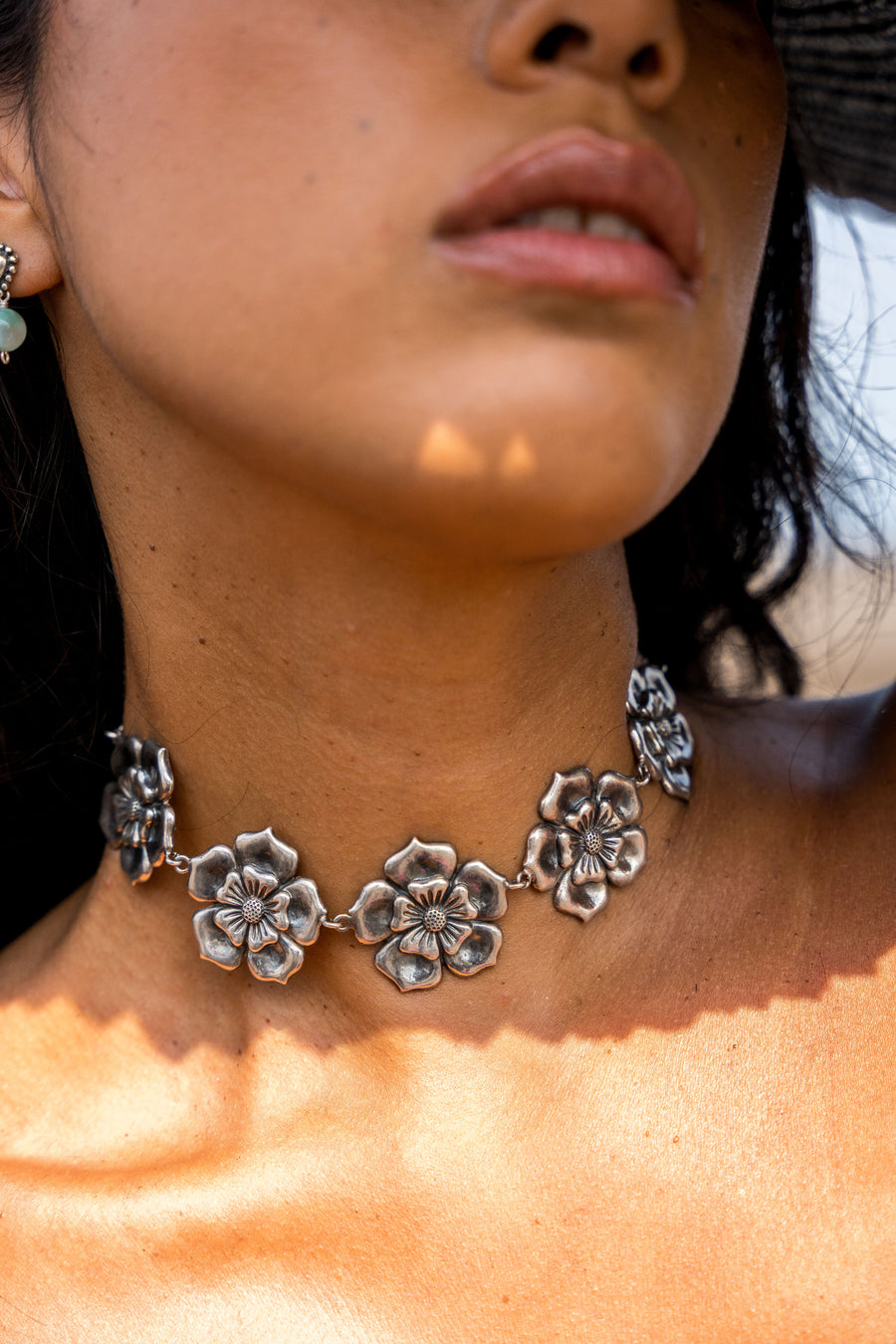 Gargantilla Hawaii, joya de plata .925 – Gabriela Sánchez (vista 10)
