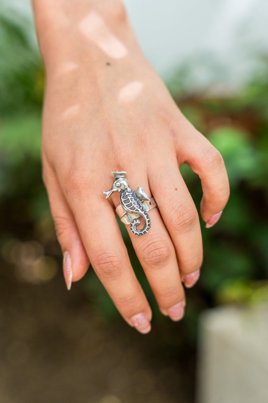 Anillo Caballito de Mar, joya de plata .925 – Gabriela Sánchez (vista 3)