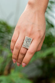 Anillo Arena Encantada, joya de plata .925 – Gabriela Sánchez (vista 4)