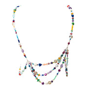 Prenda Accesorio Zipolite, joya de plata .925, con turquesa y cuarzo – Gabriela Sánchez (vista 3)
