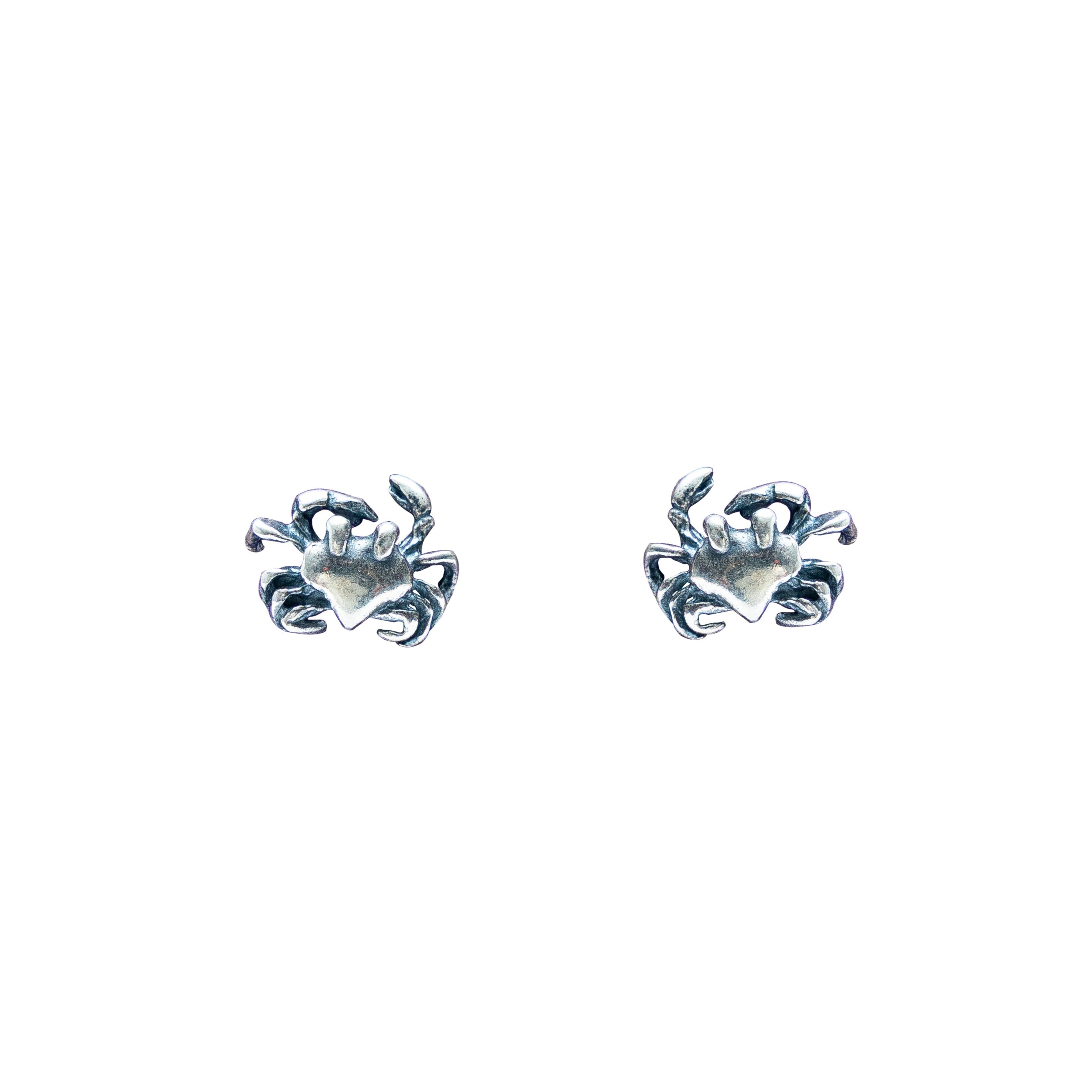 Aretes Cangrejito de Mar, joya de plata .925 – Gabriela Sánchez (vista 2)