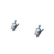 Aretes Tortuguitas Bebé, joya de plata .925 – Gabriela Sánchez (vista 3)