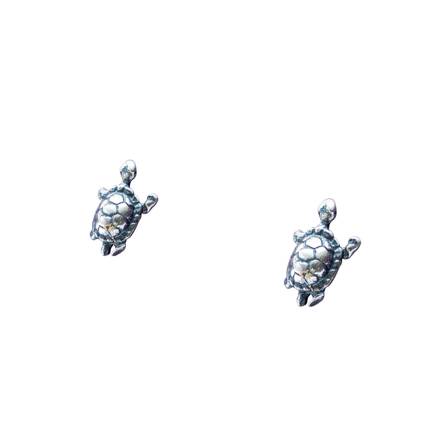 Aretes Tortuguitas Bebé, joya de plata .925 – Gabriela Sánchez (vista 3)