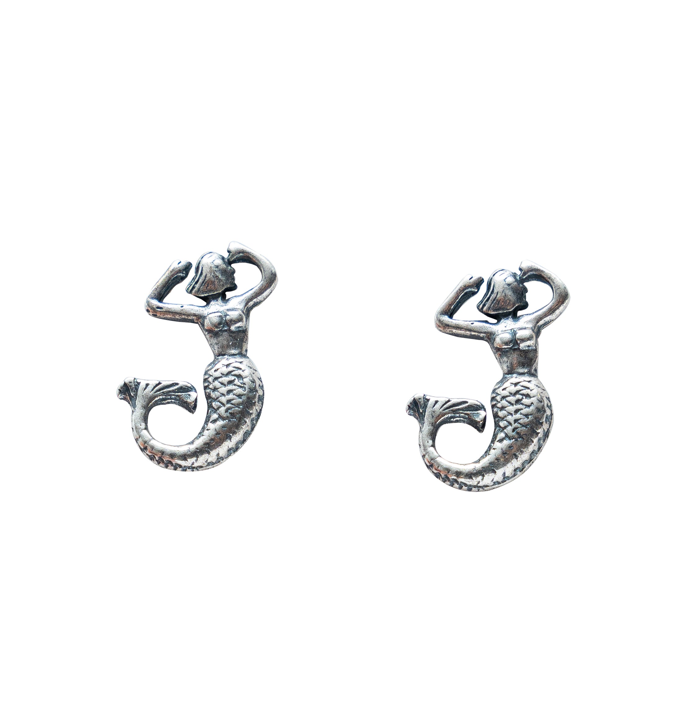 Aretes Sirena de Plata, joya de plata .925 – Gabriela Sánchez