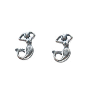 Aretes Sirena de Plata, joya de plata .925 – Gabriela Sánchez