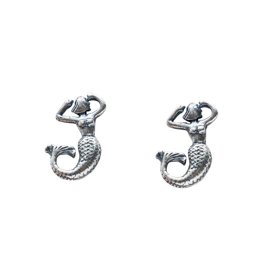 Aretes Sirena de Plata, joya de plata .925 – Gabriela Sánchez