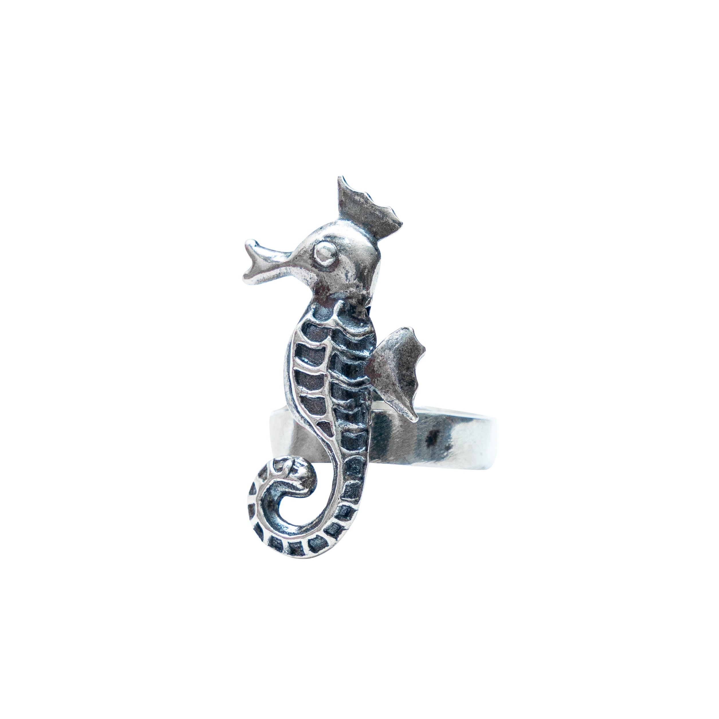 Anillo Caballito de Mar, joya de plata .925 – Gabriela Sánchez (vista 2)