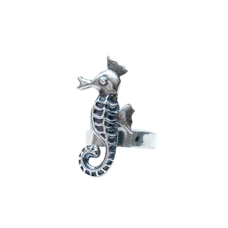 Anillo Caballito de Mar, joya de plata .925 – Gabriela Sánchez (vista 2)