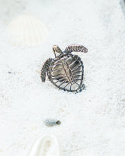 Anillo Tortuga Lunar, joya de plata .925 – Gabriela Sánchez (vista 3)
