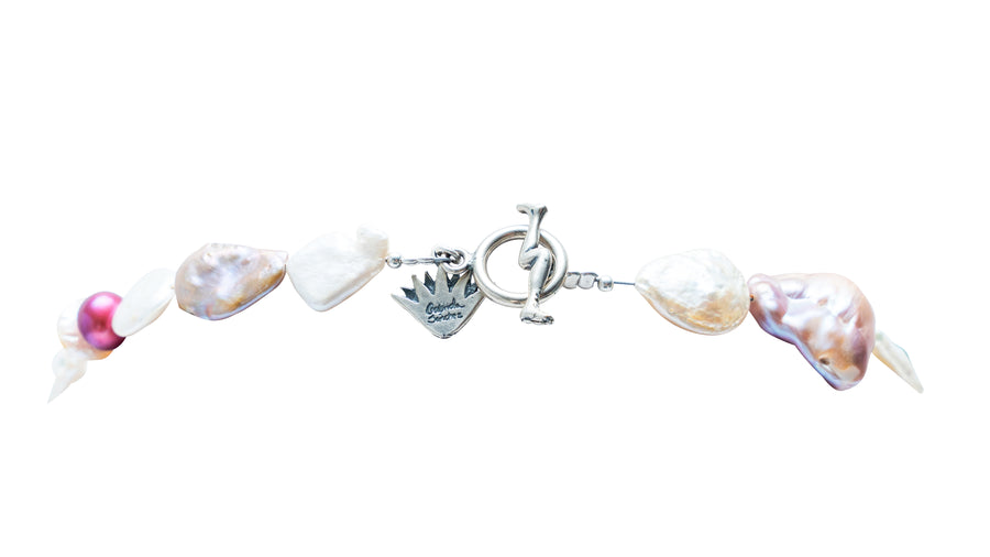 Collar Balandra, joya de plata .925, con perla – Gabriela Sánchez (vista 7)
