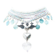 Collar Ibiza, joya de plata .925, con cuarzo – Gabriela Sánchez (vista 2)